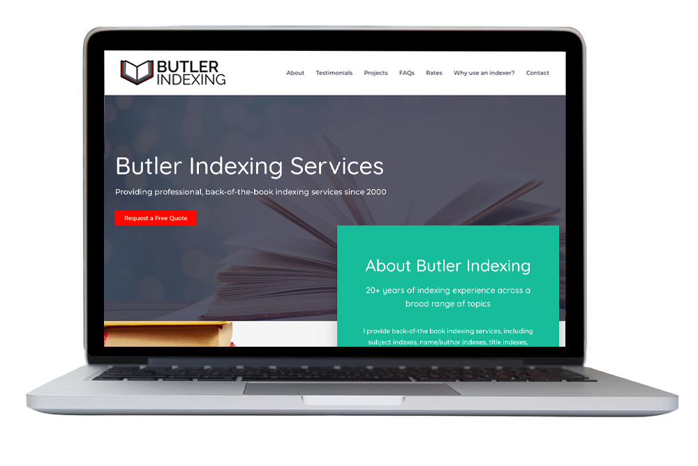 Butler Indexing home page